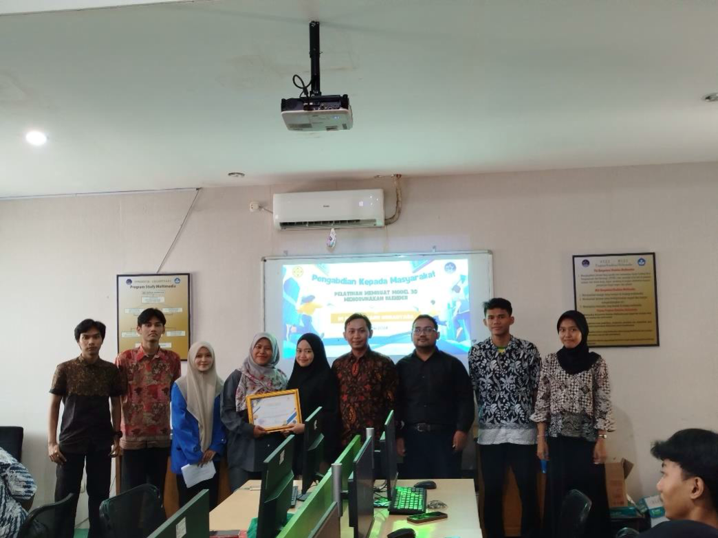 Pelatihan Membuat Model 3D Menggunakan Blender di SMK Bintang Nusantara - 3